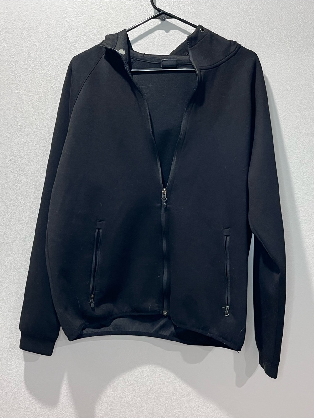 32 Degrees Men's Black Lightweight Zip Hoodie Jacket